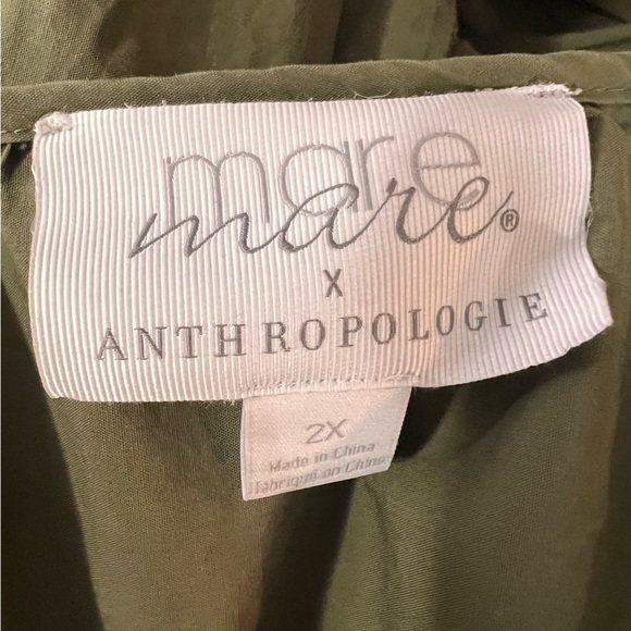 Mare Mare Anthropologie Boho Smocked Tunic Size 2x - Picture 10 of 13